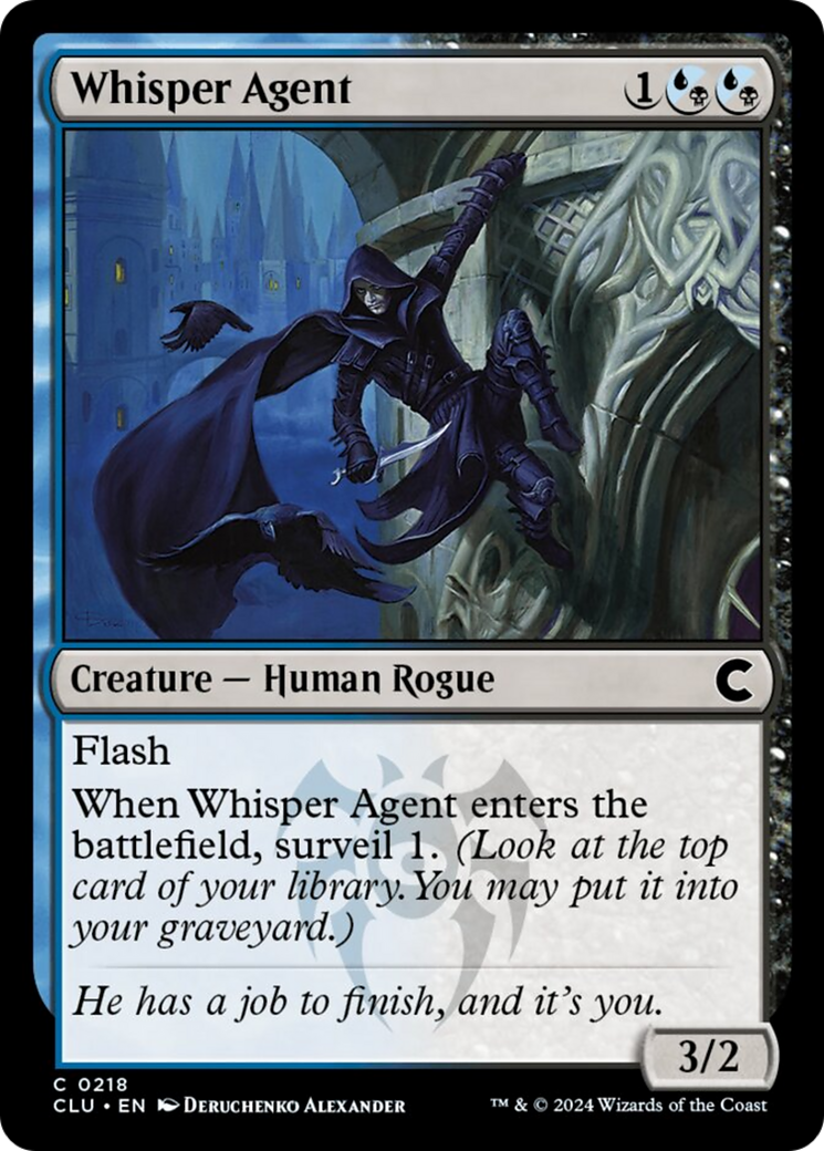 Whisper Agent [Ravnica: Clue Edition] | Event Horizon Hobbies CA