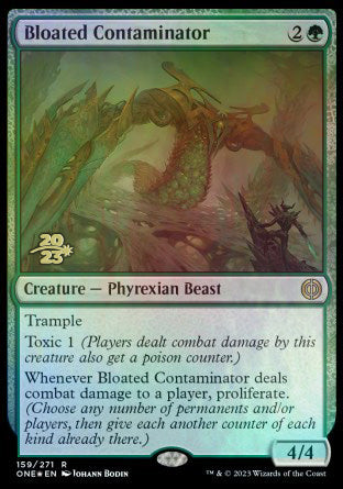 Bloated Contaminator [Phyrexia: All Will Be One Prerelease Promos] | Event Horizon Hobbies CA