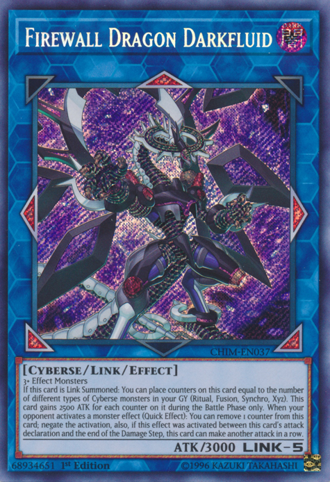 Firewall Dragon Darkfluid [CHIM-EN037] Secret Rare | Event Horizon Hobbies CA