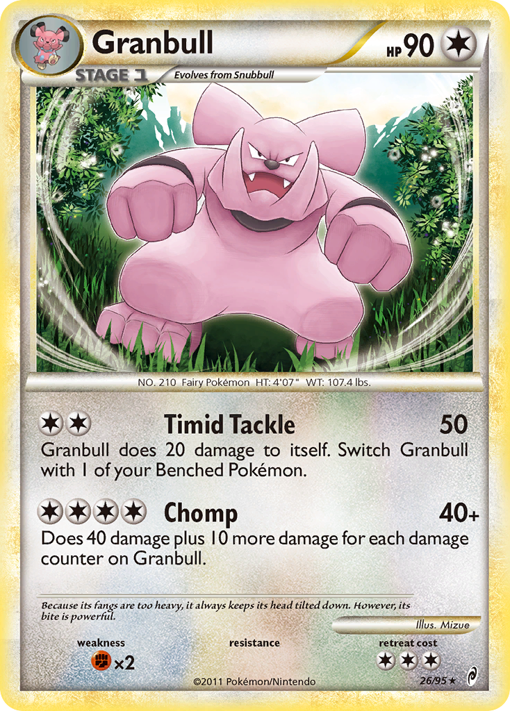 Granbull (26/95) [HeartGold & SoulSilver: Call of Legends] | Event Horizon Hobbies CA