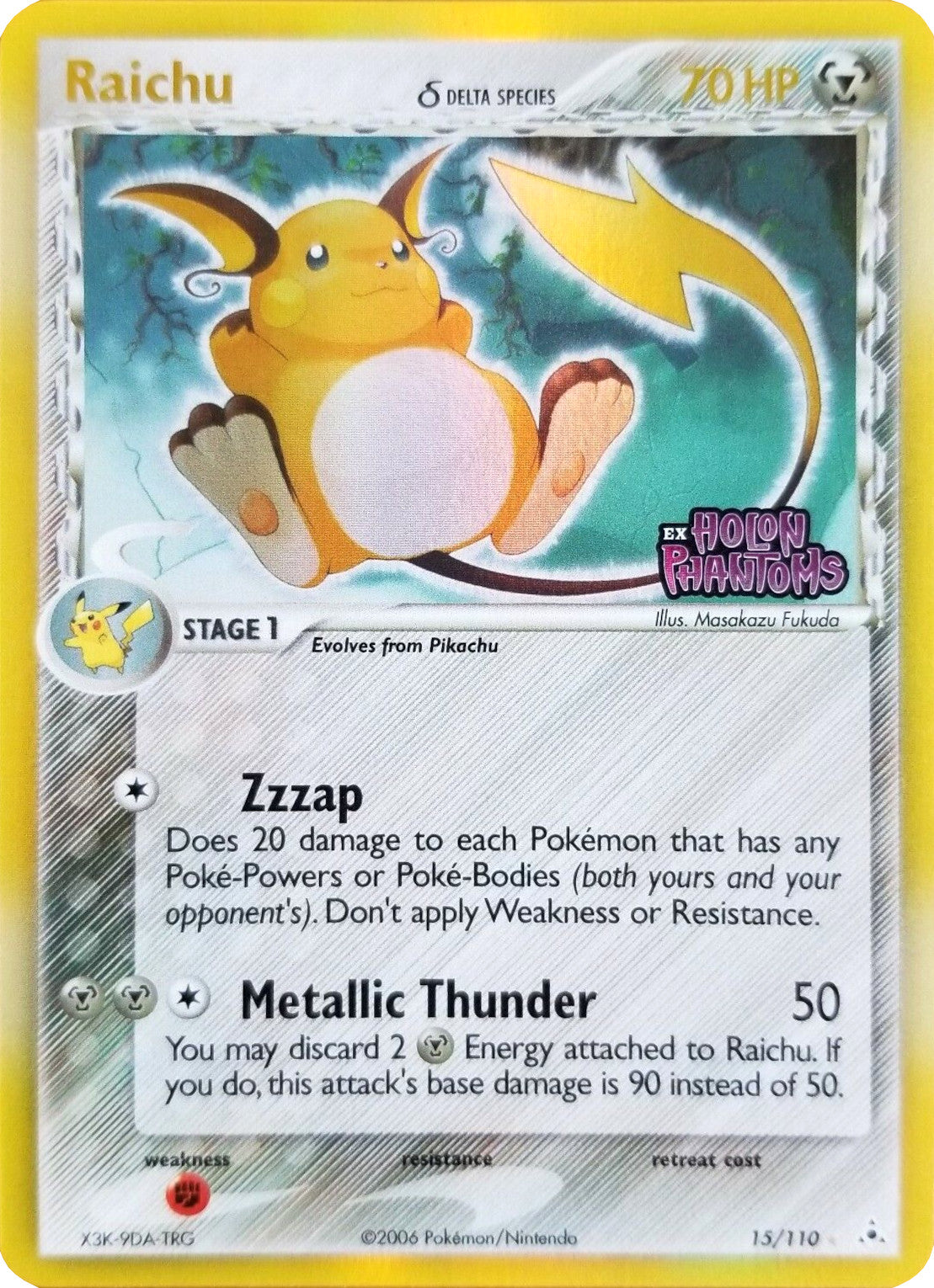 Raichu (15/110) (Delta Species) (Stamped) [EX: Holon Phantoms] | Event Horizon Hobbies CA