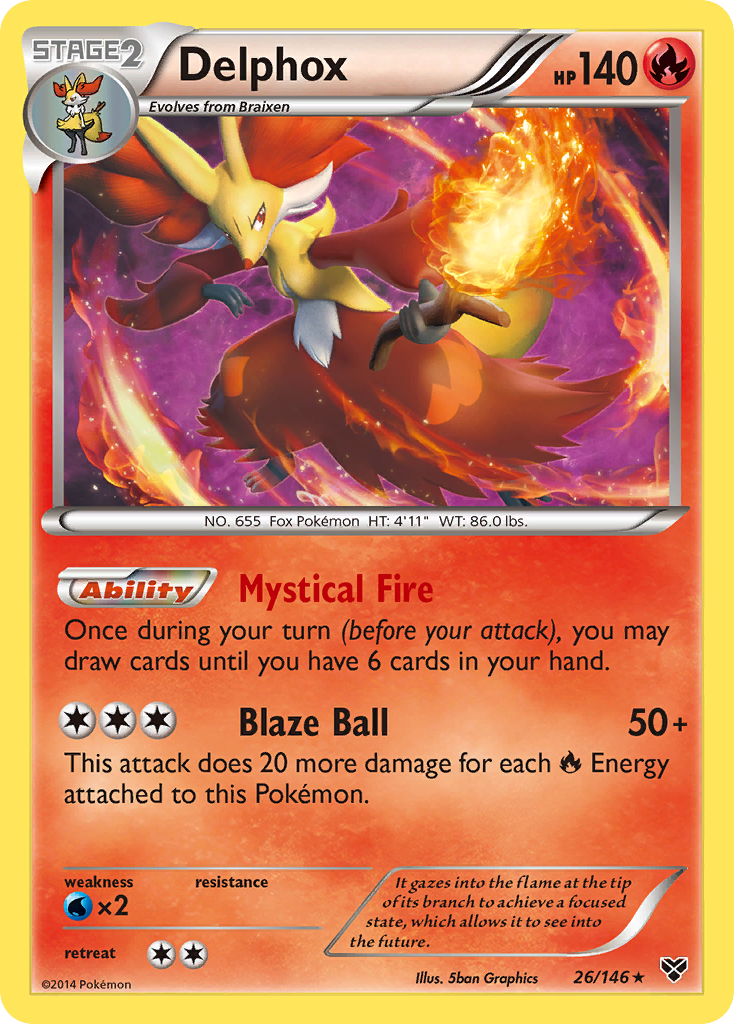 Delphox (26/146) [XY: Base Set] | Event Horizon Hobbies CA