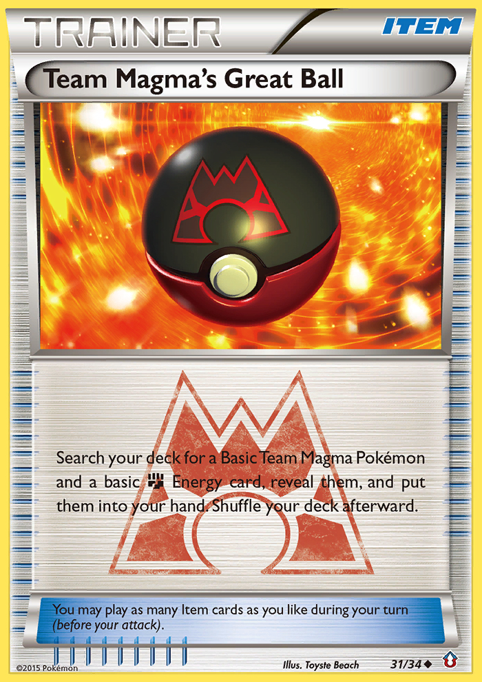 Team Magma's Great Ball (31/34) [XY: Double Crisis] | Event Horizon Hobbies CA