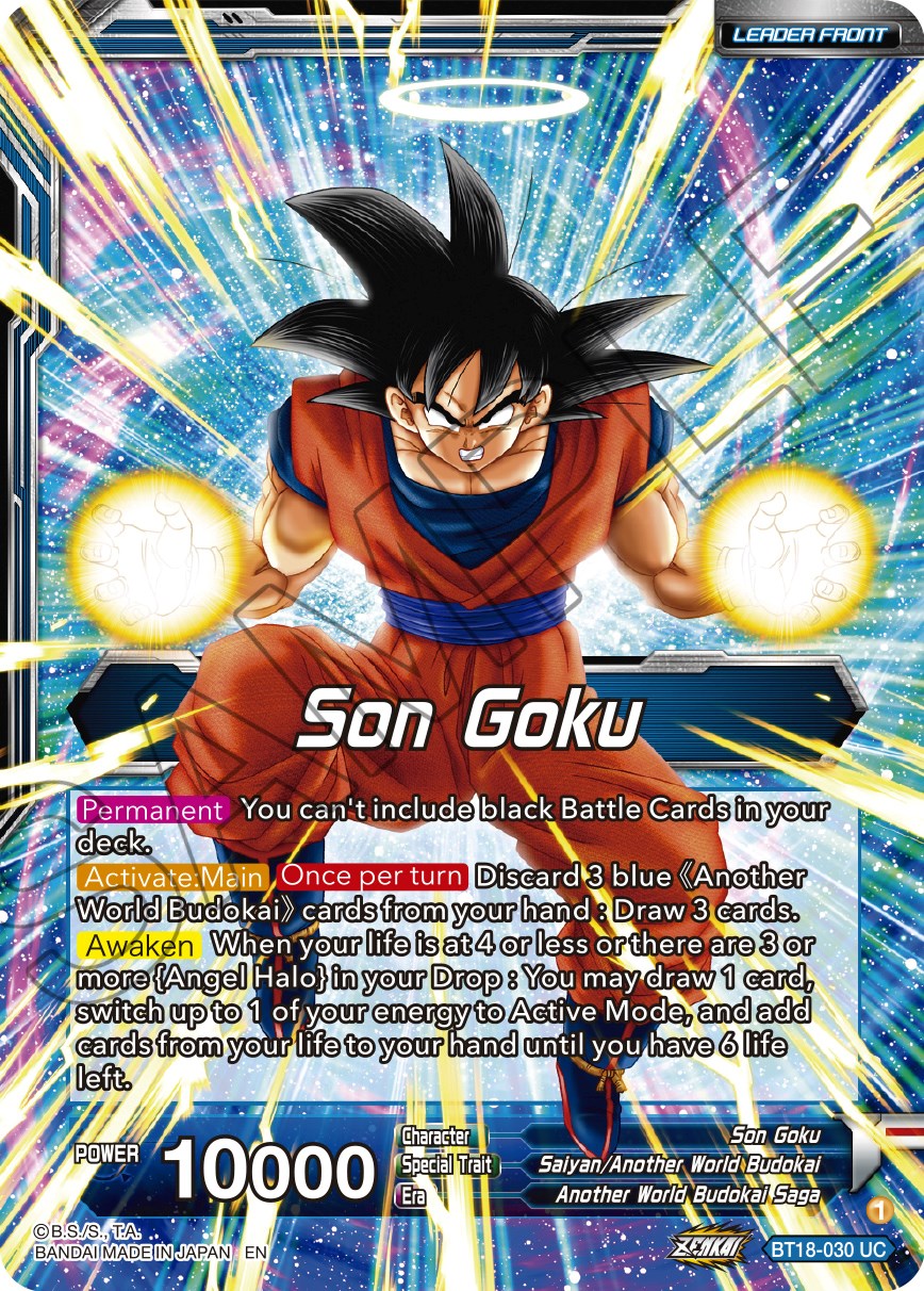 Son Goku // Son Goku, Another World Fighter (BT18-030) [Dawn of the Z-Legends] | Event Horizon Hobbies CA