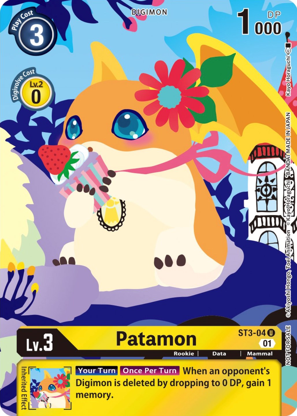 Patamon [ST3-04] (Tamer's Card Set 2 Floral Fun) [Starter Deck: Heaven's Yellow Promos] | Event Horizon Hobbies CA