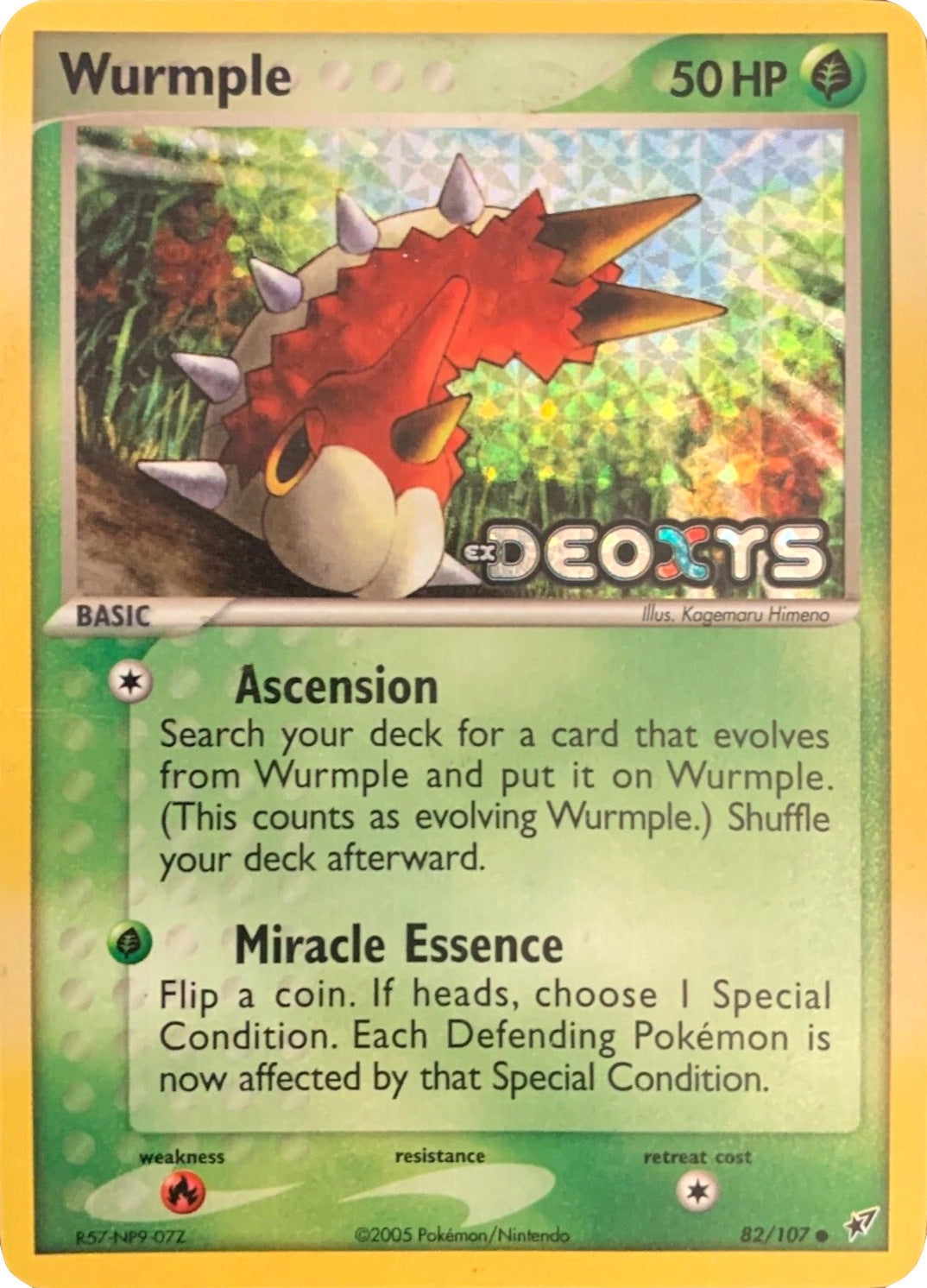 Wurmple (82/107) (Stamped) [EX: Deoxys] | Event Horizon Hobbies CA