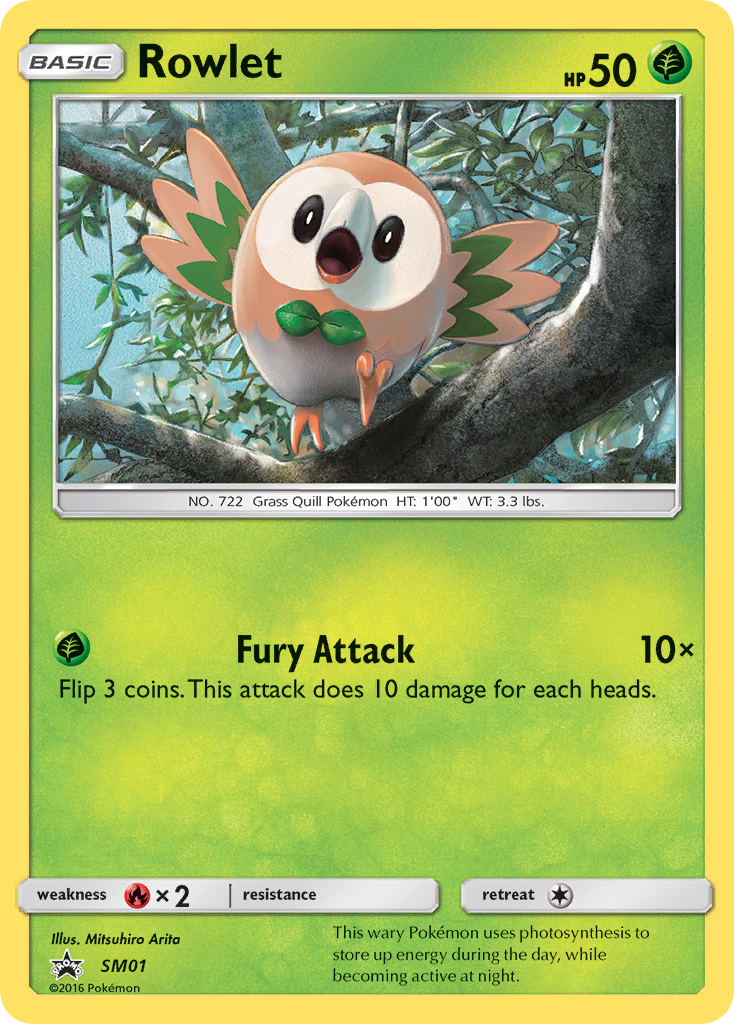 Rowlet (SM01) [Sun & Moon: Black Star Promos] | Event Horizon Hobbies CA