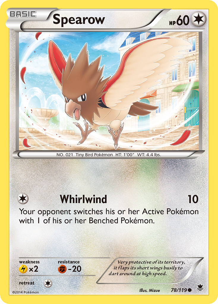 Spearow (78/119) [XY: Phantom Forces] | Event Horizon Hobbies CA