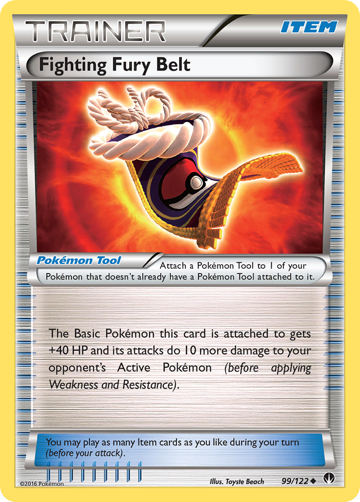 Fighting Fury Belt (99/122) [XY: BREAKpoint] | Event Horizon Hobbies CA