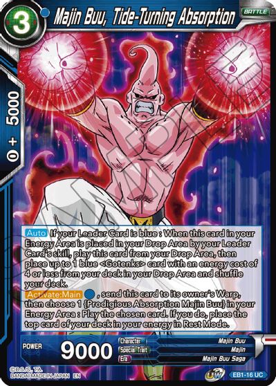 Majin Buu, Tide-Turning Absorption (EB1-16) [Battle Evolution Booster] | Event Horizon Hobbies CA