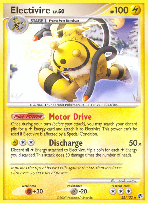 Electivire (25/132) (Theme Deck Exclusive) [Diamond & Pearl: Secret Wonders] | Event Horizon Hobbies CA