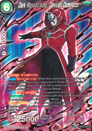 Dark Masked King, Devilish Dominator (BT12-140) [Vicious Rejuvenation] | Event Horizon Hobbies CA