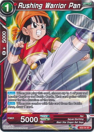 Rushing Warrior Pan (Starter Deck - The Extreme Evolution) (SD2-04) [Cross Worlds] | Event Horizon Hobbies CA