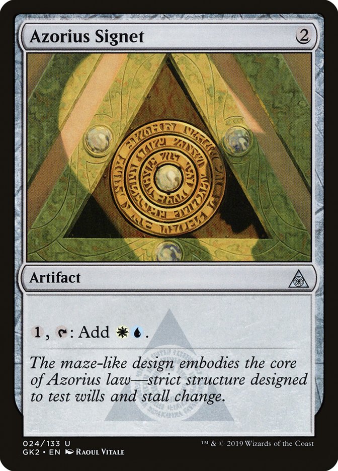 Azorius Signet [Ravnica Allegiance Guild Kit] | Event Horizon Hobbies CA