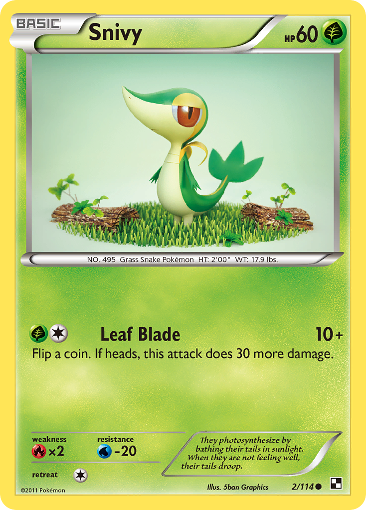 Snivy (2/114) [Black & White: Base Set] | Event Horizon Hobbies CA