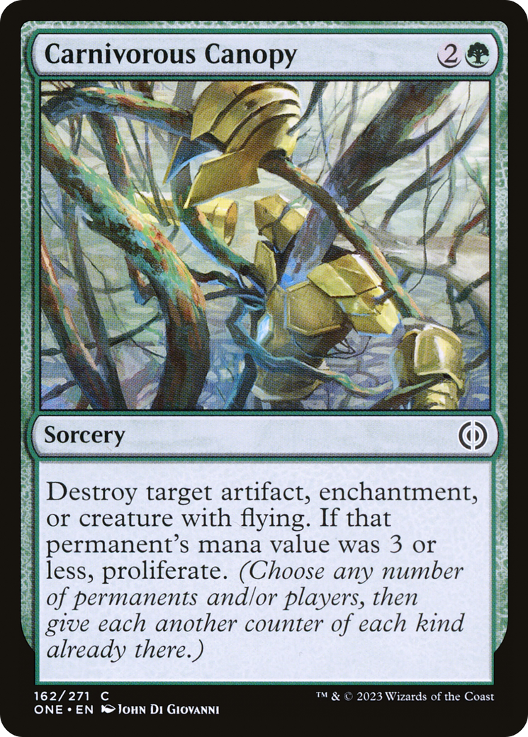 Carnivorous Canopy [Phyrexia: All Will Be One] | Event Horizon Hobbies CA