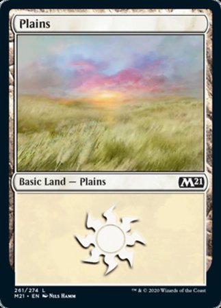 Plains (261) [Core Set 2021] | Event Horizon Hobbies CA