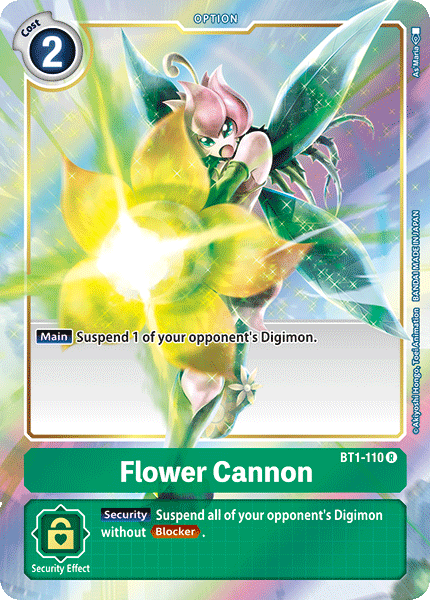 Flower Cannon [BT1-110] (Alternate Art) [Release Special Booster Ver.1.0] | Event Horizon Hobbies CA