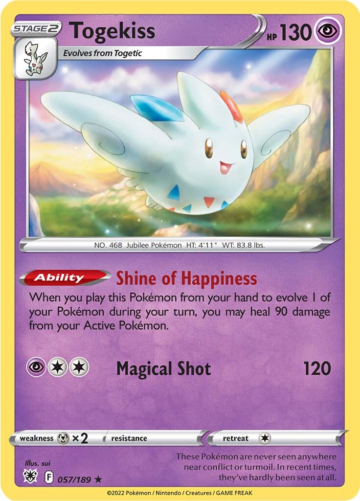 Togekiss (057/189) [Sword & Shield: Astral Radiance] | Event Horizon Hobbies CA