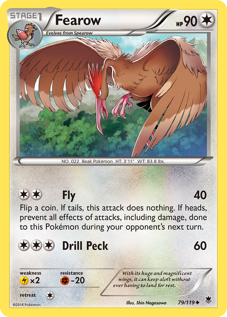 Fearow (79/119) [XY: Phantom Forces] | Event Horizon Hobbies CA