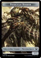 Phyrexian Golem // Phyrexian Horror Double-Sided Token [March of the Machine Commander Tokens] | Event Horizon Hobbies CA