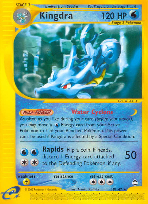 Kingdra (19/147) [Aquapolis] | Event Horizon Hobbies CA