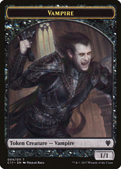 Vampire // Zombie Double-sided Token [Commander 2017 Tokens] | Event Horizon Hobbies CA