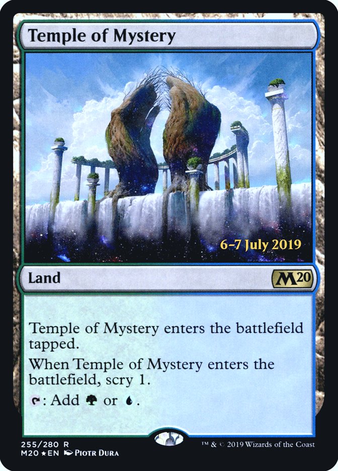 Temple of Mystery  [Core Set 2020 Prerelease Promos] | Event Horizon Hobbies CA