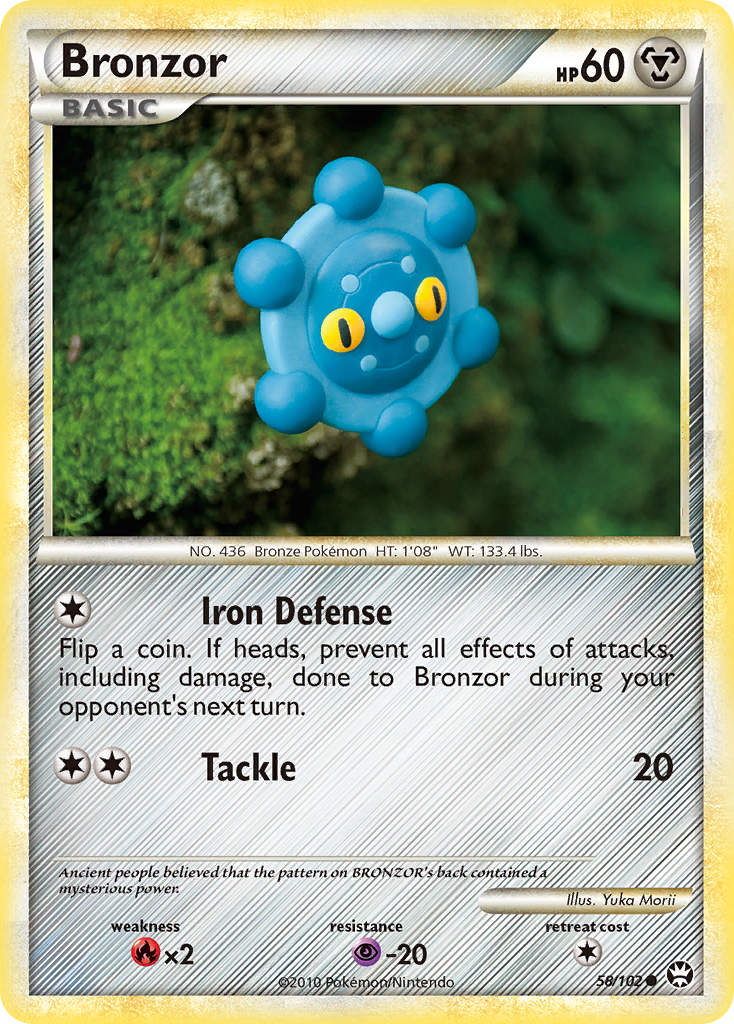 Bronzor (58/102) [HeartGold & SoulSilver: Triumphant] | Event Horizon Hobbies CA