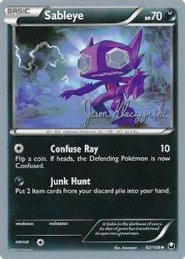 Sableye (62/108) (Darkrai Deck - Jason Klaczynski) [World Championships 2013] | Event Horizon Hobbies CA