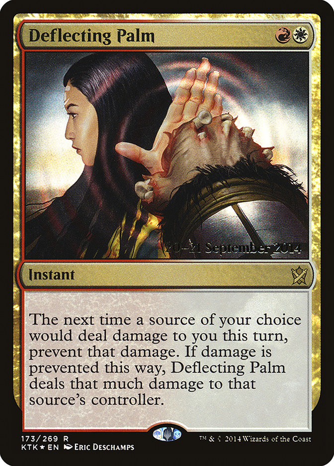 Deflecting Palm  [Khans of Tarkir Prerelease Promos]