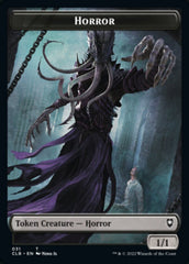 Horror // Centaur Double-sided Token [Commander Legends: Battle for Baldur's Gate Tokens] | Event Horizon Hobbies CA