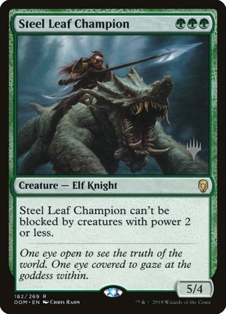 Steel Leaf Champion [Dominaria Promos] | Event Horizon Hobbies CA