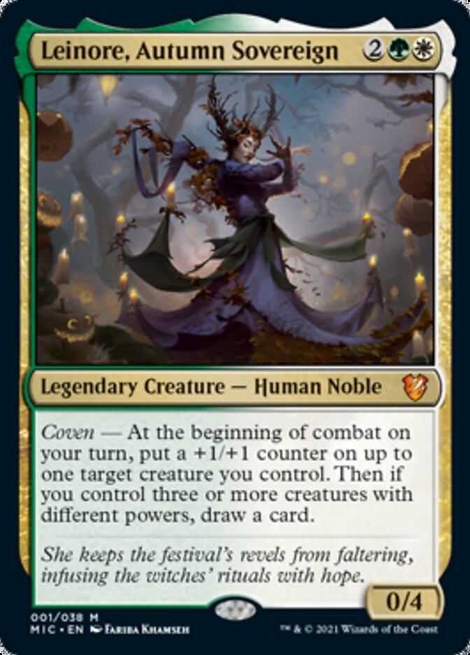 Leinore, Autumn Sovereign (Display Commander) [Innistrad: Midnight Hunt Commander] | Event Horizon Hobbies CA