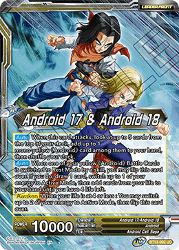 Android 17 & Android 18 // Android 17 & Android 18, Harbingers of Calamity (Uncommon) (BT13-092) [Supreme Rivalry] | Event Horizon Hobbies CA