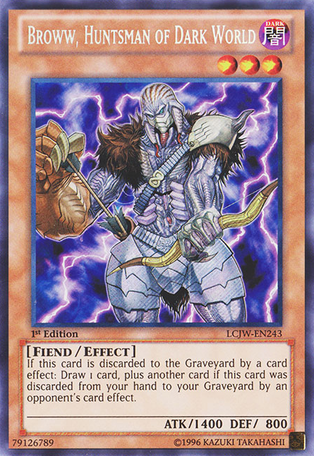 Broww, Huntsman of Dark World [LCJW-EN243] Secret Rare | Event Horizon Hobbies CA