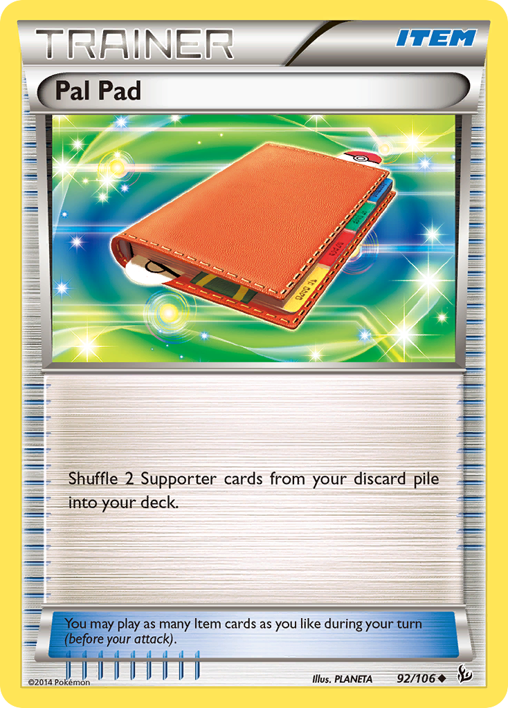 Pal Pad (92/106) [XY: Flashfire] | Event Horizon Hobbies CA