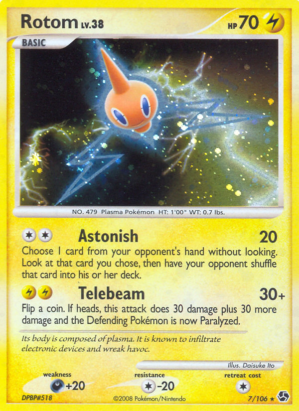 Rotom (7/106) [Diamond & Pearl: Great Encounters] | Event Horizon Hobbies CA