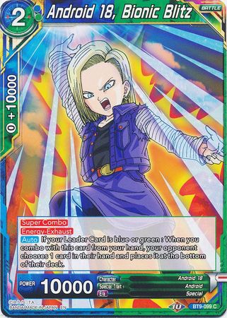 Android 18, Bionic Blitz (BT9-099) [Universal Onslaught] | Event Horizon Hobbies CA