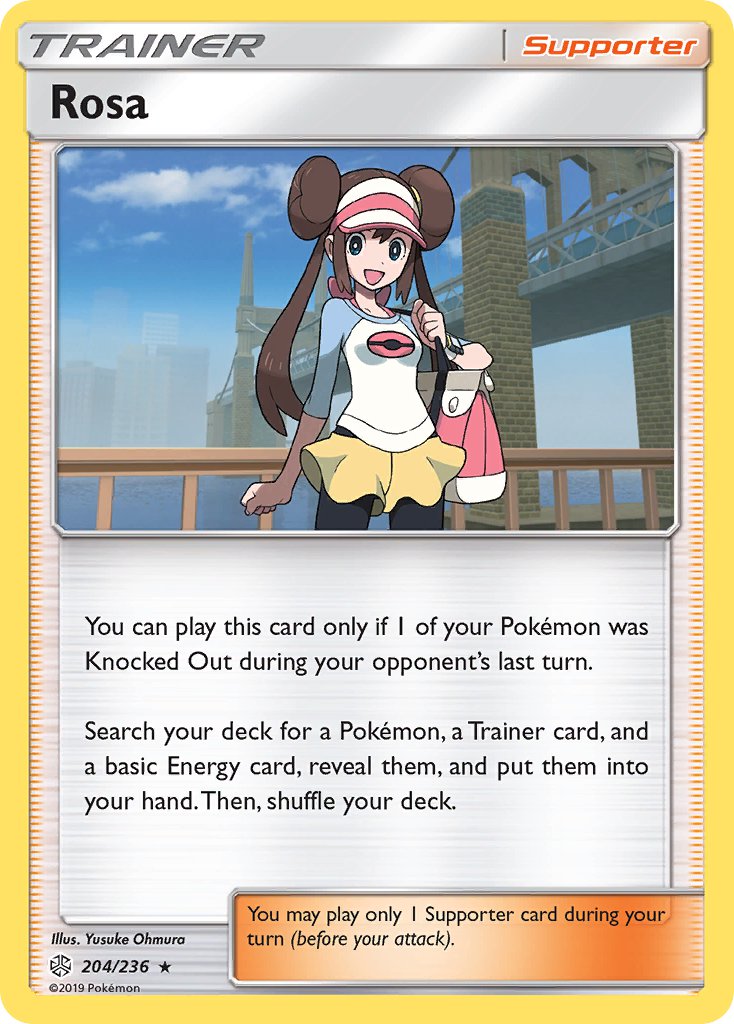 Rosa (204/236) (Theme Deck Exclusive) [Sun & Moon: Cosmic Eclipse] | Event Horizon Hobbies CA