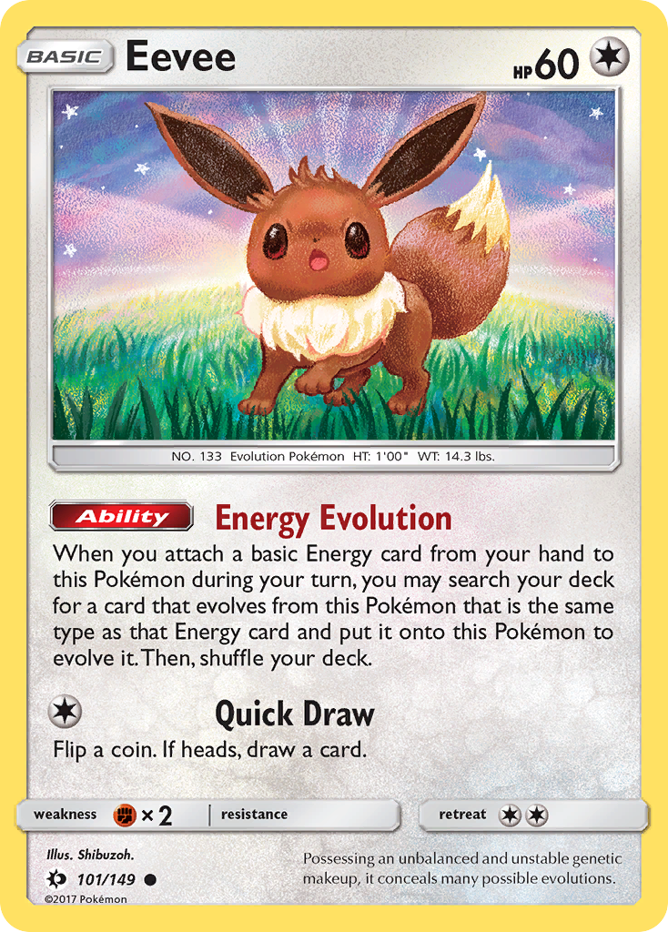 Eevee (101/149) [Sun & Moon: Base Set] | Event Horizon Hobbies CA