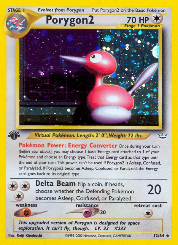 Porygon2 (12/64) [Neo Revelation 1st Edition] | Event Horizon Hobbies CA