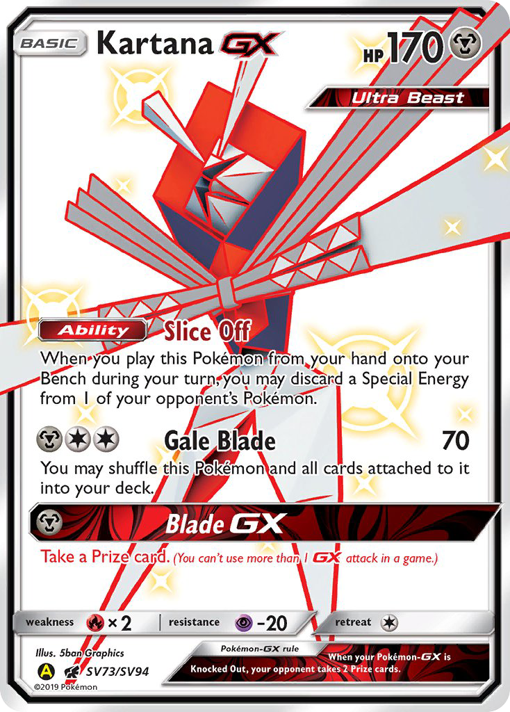 Kartana GX (SV73/SV94) [Sun & Moon: Hidden Fates - Shiny Vault] | Event Horizon Hobbies CA