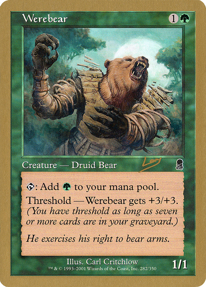 Werebear (Raphael Levy) [World Championship Decks 2002] | Event Horizon Hobbies CA