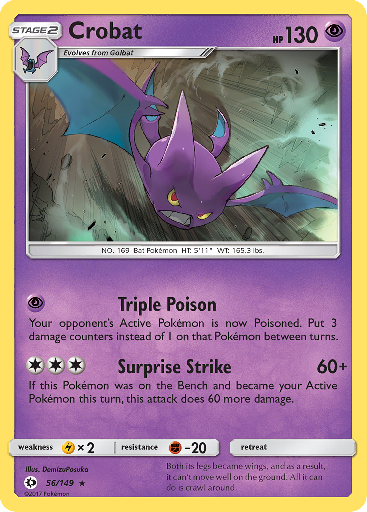 Crobat (56/149) [Sun & Moon: Base Set] | Event Horizon Hobbies CA