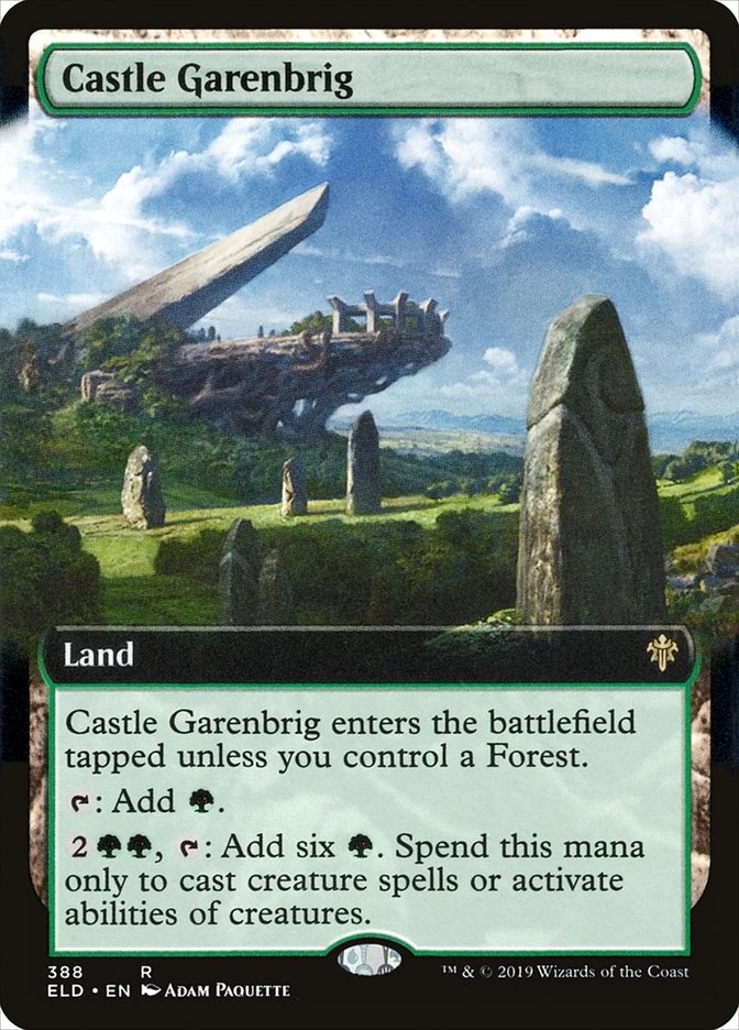 Castle Garenbrig (Extended Art) [Throne of Eldraine] | Event Horizon Hobbies CA