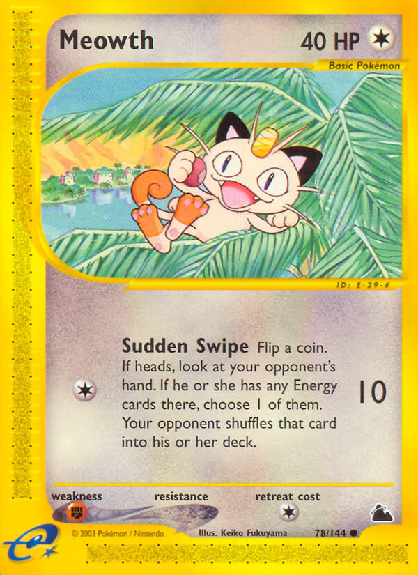 Meowth (78/144) [Skyridge] | Event Horizon Hobbies CA