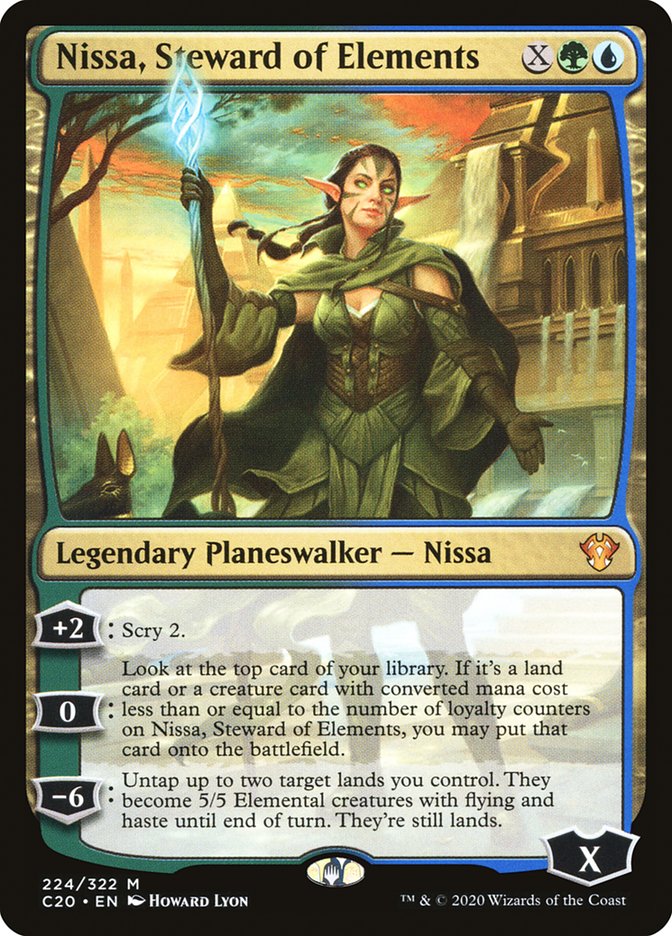 Nissa, Steward of Elements [Commander 2020] | Event Horizon Hobbies CA