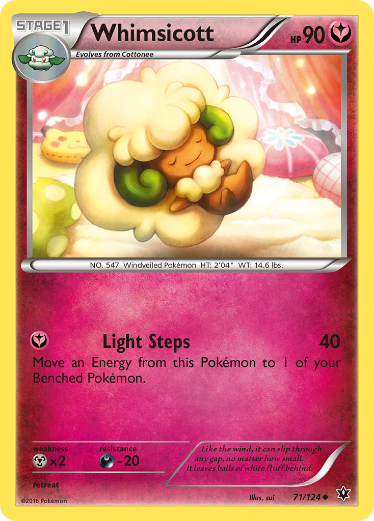 Whimsicott (71/124) [XY: Fates Collide] | Event Horizon Hobbies CA