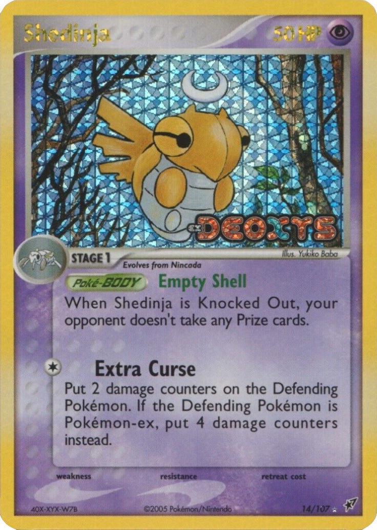 Shedinja (14/107) (Stamped) [EX: Deoxys] | Event Horizon Hobbies CA